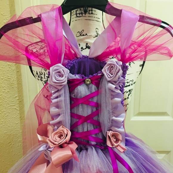 RAPUNZEL couture tutu dress/costume - Picture 7 of 8